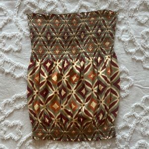 strapless top | small